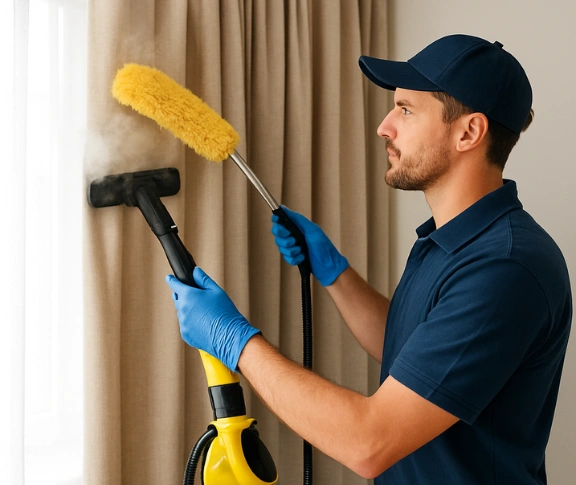 Trusted drapes cleaning technician Matty Curtain Cleaning davidson-nsw QLD