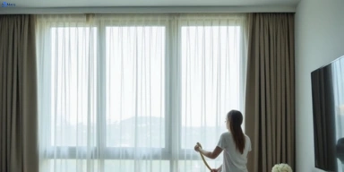 Delicate sheer drape cleaning davidson-nsw Matty Curtain Cleaning