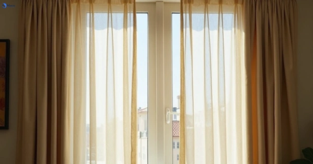 Dull dusty drapes in davidson-nsw before professional cleaning